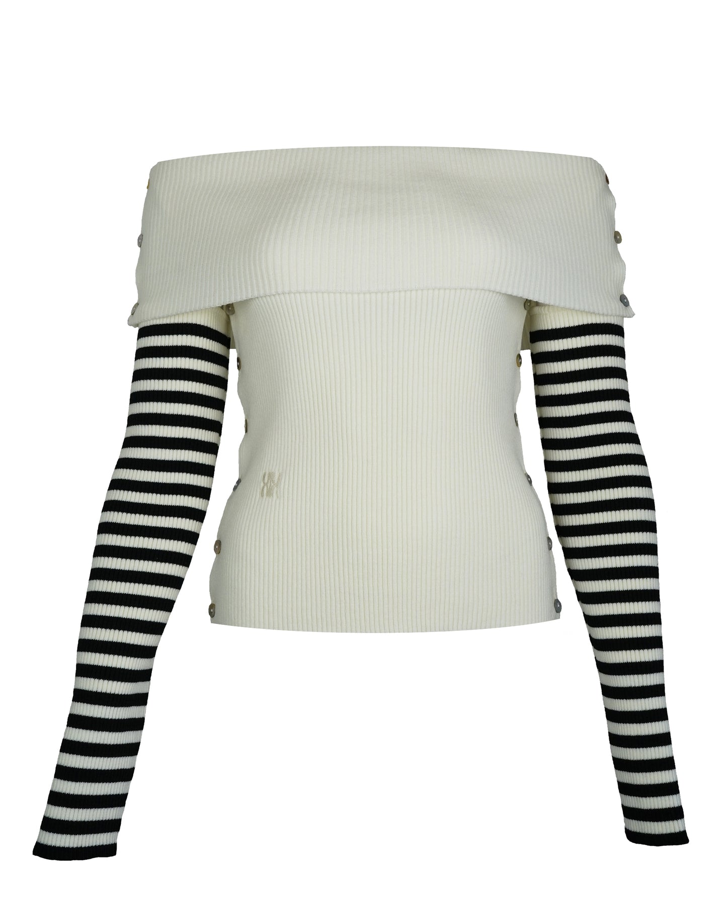 Pull Céphée en laine mérinos écru