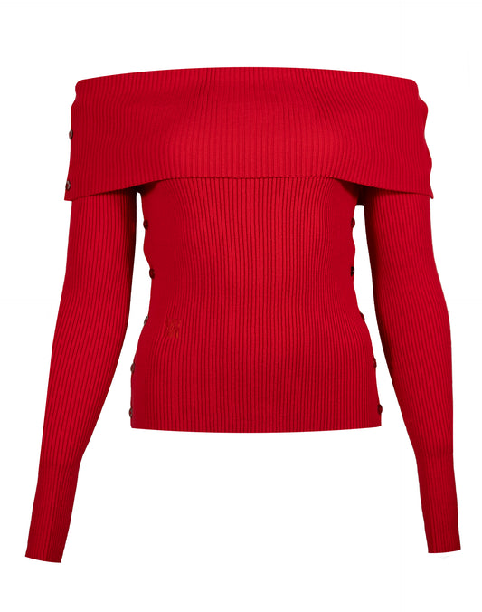Pull Céphée devant rouge